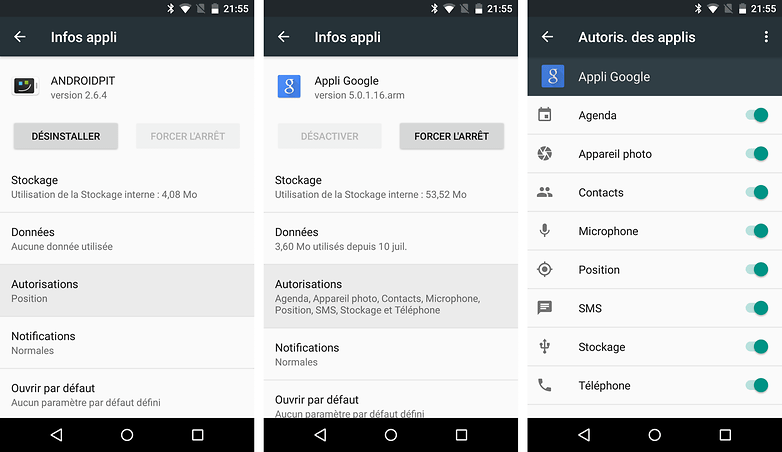 android m date sortie nouveautes fonctionnalites autorisations applications apercu images 00