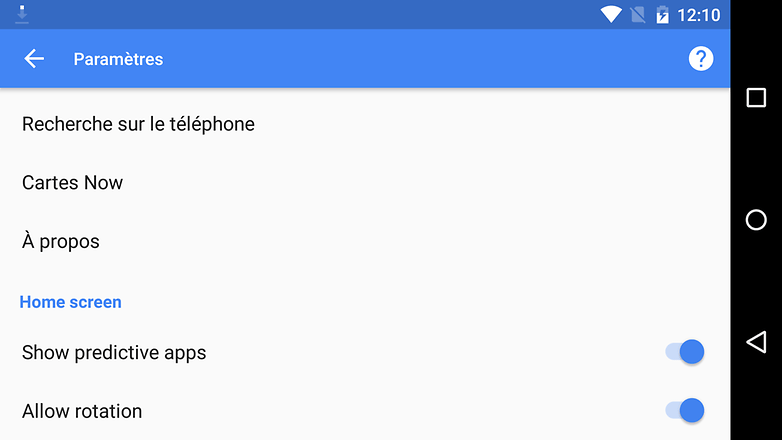 android m date sortie nouveautes fonctionnalites image launcher lanceur applications mode paysage images 00