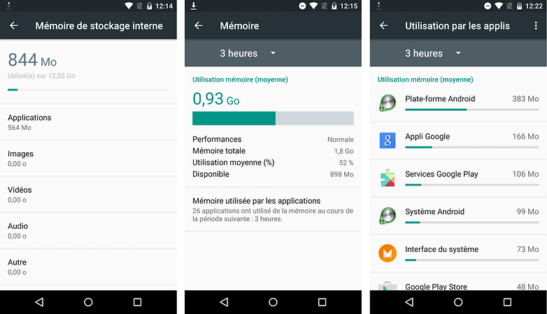android m date sortie nouveautes fonctionnalites image nouveau menu stockage memoire utilisation des applis images 01