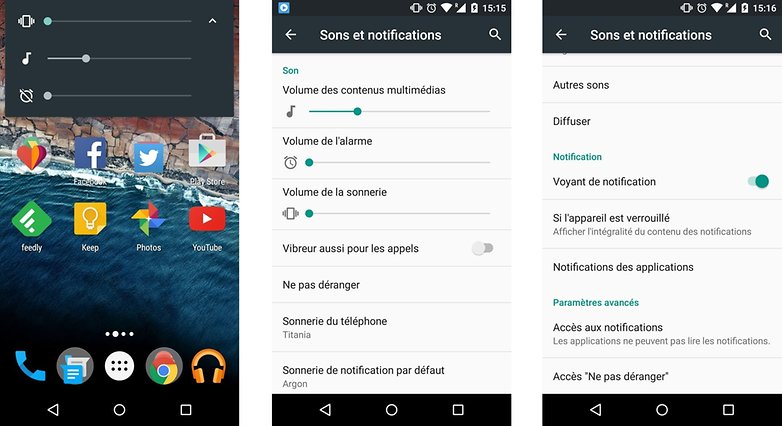 android m gestion volume amelioree parametres generaux images 01
