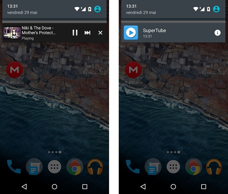 android m personnalisation informations des applications depuis barre de notifications refonte images 01