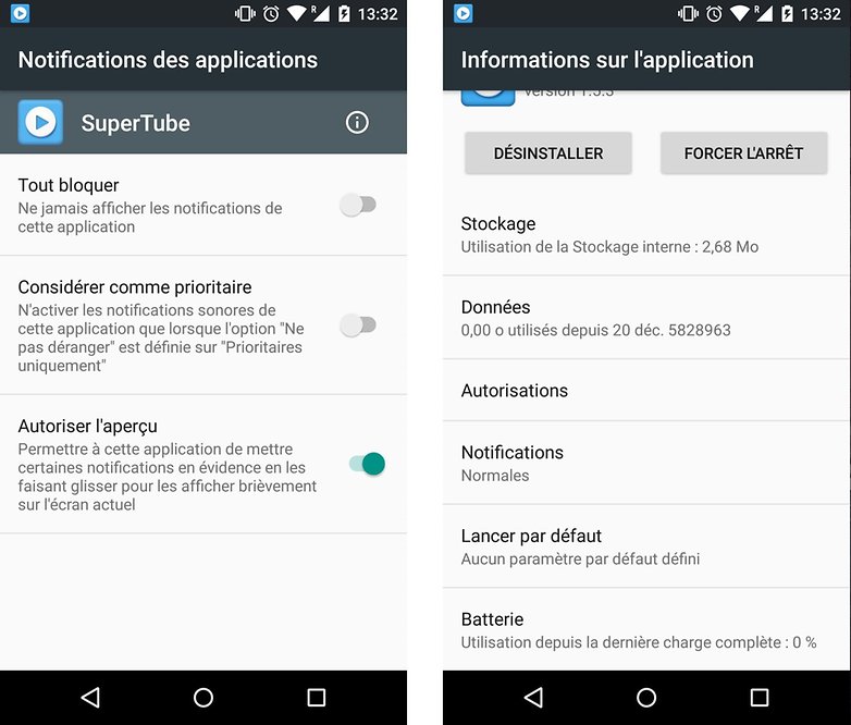 android m personnalisation informations des applications depuis barre de notifications refonte images 02