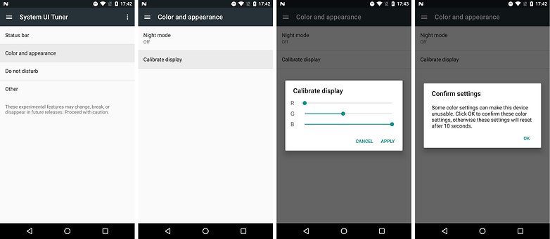 android n date sortie nouveautes fonctionnalites calibrage ecran images 00