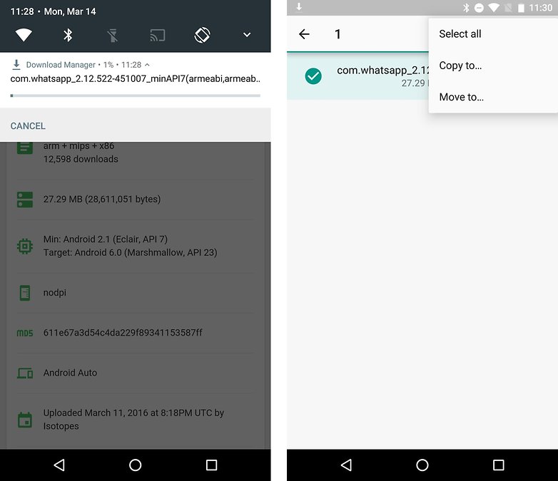 android n date sortie nouveautes fonctionnalites centre gestionnaire telechargements pause images 00