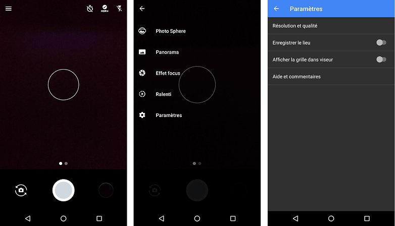 android n date sortie nouveautes fonctionnalites interface appareil photo camera application image 00