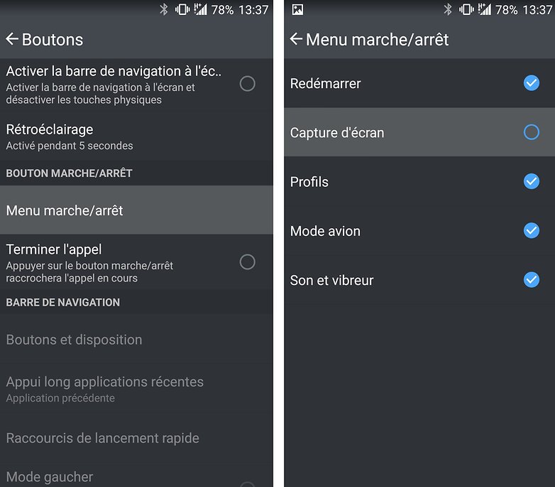 android oneplus one capture ecran bouton marche arret screenshot image 00