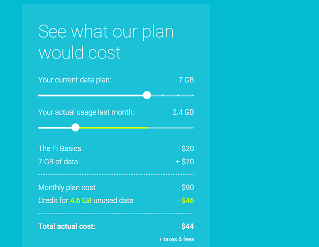 android project fi google prix data donnees mobiles image 02