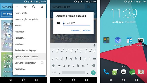 Comment Creer Une Application Web Raccourci Avec Android Nextpit