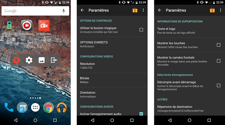 comment enregistrer ecran android sans root az screen recorder image tony balt 01