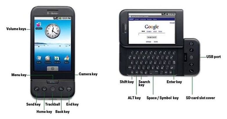 connaissez vous le tout premier smartphone android htc dream g1 t mobile image hero 05