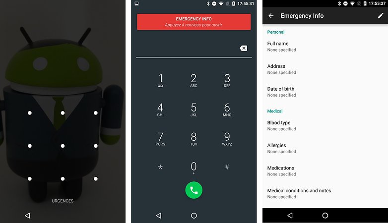 fonctions cachees android n informations urgences images 01