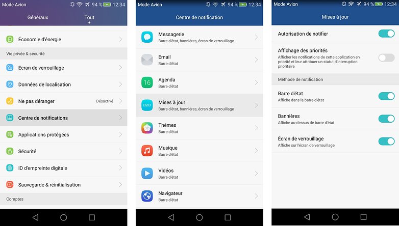 meilleurs trucs astuces honor 5x personnaliser endroit affichage notifications alertes android images 01