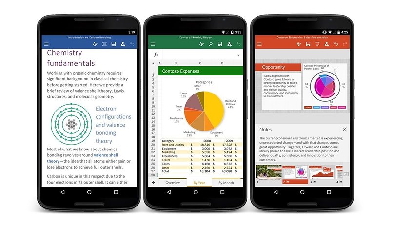 Microsoft Office : Word, Excel et PowerPoint s'invitent sur smartphones Android