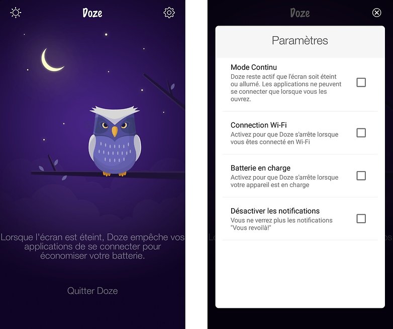 test comparatif doze vs stamina fonctions telechargement androidpit fr images 03