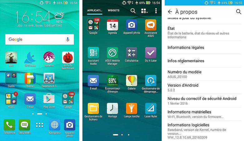 test complet asus zenfone max interface logicielle entrapercu images 00