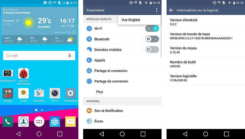 test complet lg g4c interface logicielle images tony balt androidpit france copyrighted 00