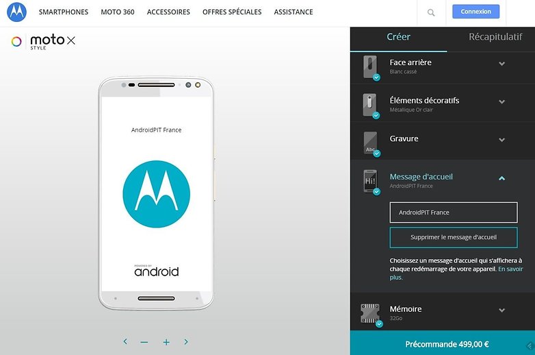 test complet motorola moto x style precommande acheter france fr image 00