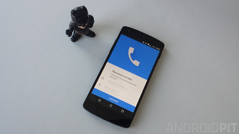 test hello facebook appel telephone android