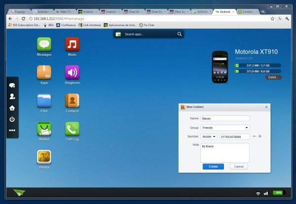 airdroid desktop or web