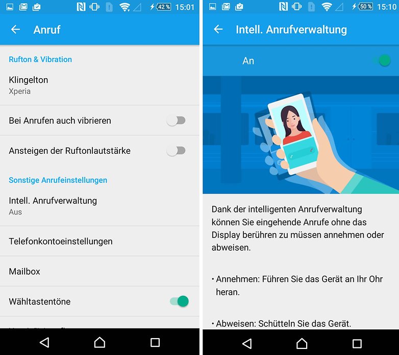 AnrufverwaltungXperiaZ5