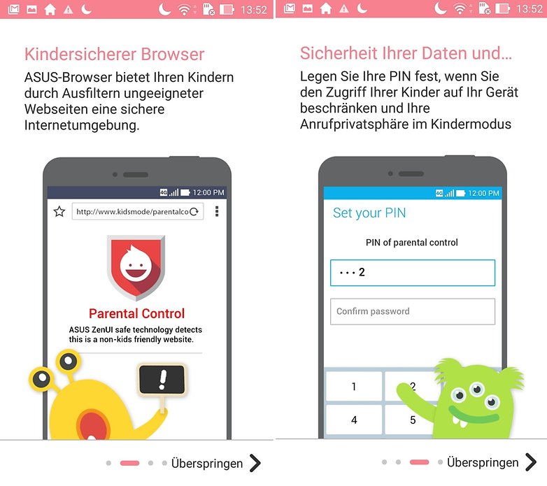 Kindersicherung Asus Zenfone Selfie