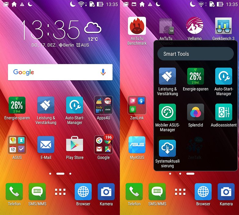 Screens Zenfone 1