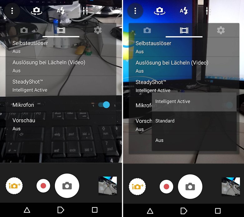 Sonycperiaz5Bildstabilisator
