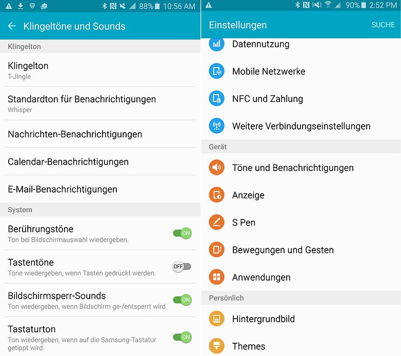 ToneundBenachrichtigungenNote5