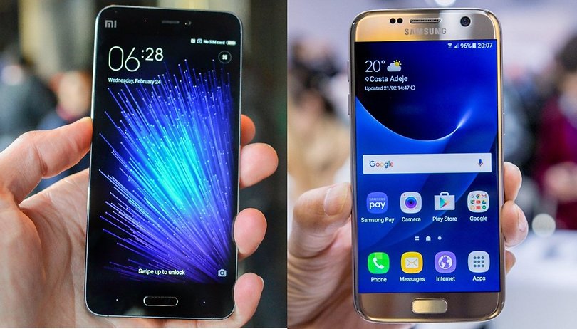 Samsung S7 gegen Xiaomi Mi 5: Sparen lohnt sich nicht