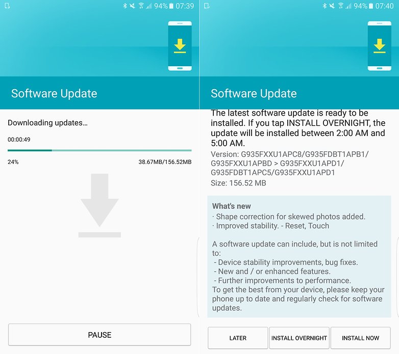 s7 s7 edge update g935fxxu1apc8