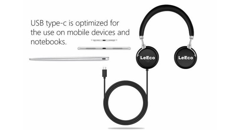 LeEco headphones usb type c