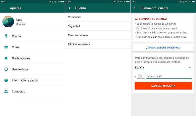 Cómo Desactivar O Eliminar Tu Cuenta De Whatsapp En Caso De Robo Androidpit 3976