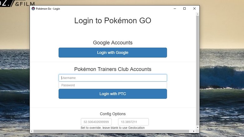 AndriodPIT pokemon go map login