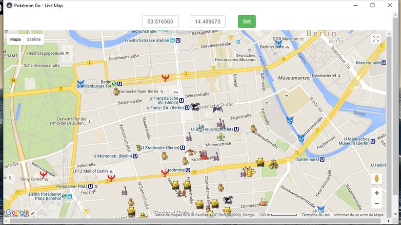 AndriodPIT pokemon go map