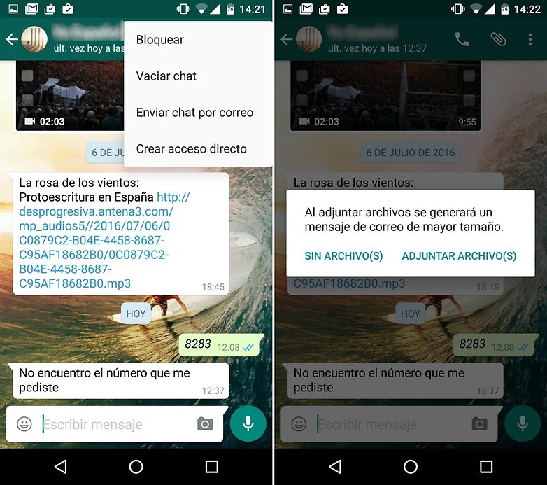 androidpit Whatsapp chat correo