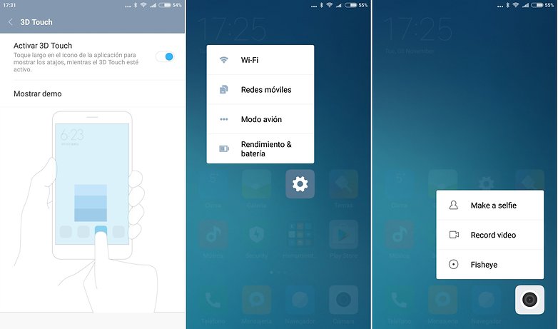 AndroiPIT xiaomi mi 5s 3d touch