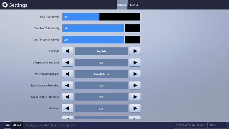 Comment bien configurer fortnite