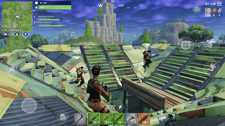 androidpit fortnite tips tricks 05 building - fortnite building png