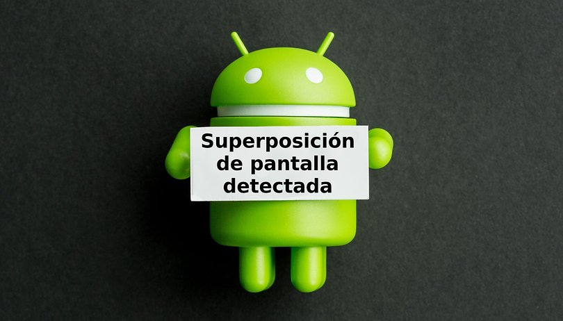 Solución al error "Superposición de pantalla detectada"