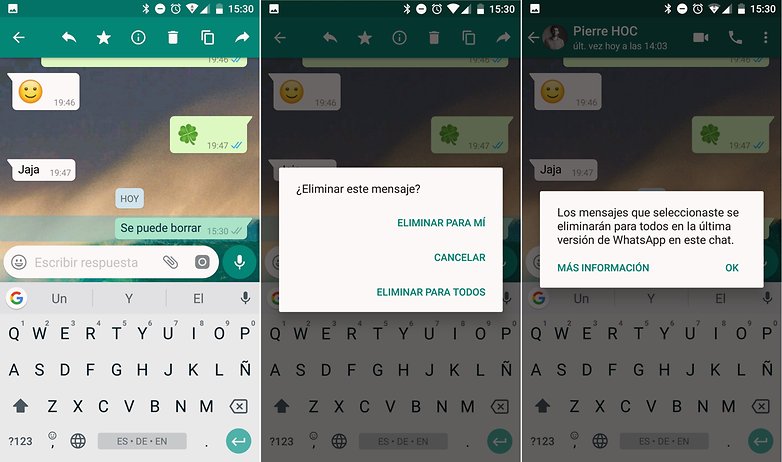 Cómo Borrar Mensajes De Whatsapp Incluso Después De 7 Min Androidpit 6114