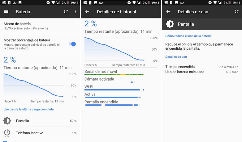 AndroidPIT bq aquaris x pro bateria