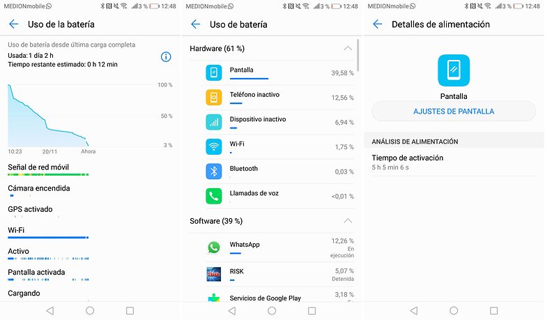 AndroidPIT mate 10 bateria