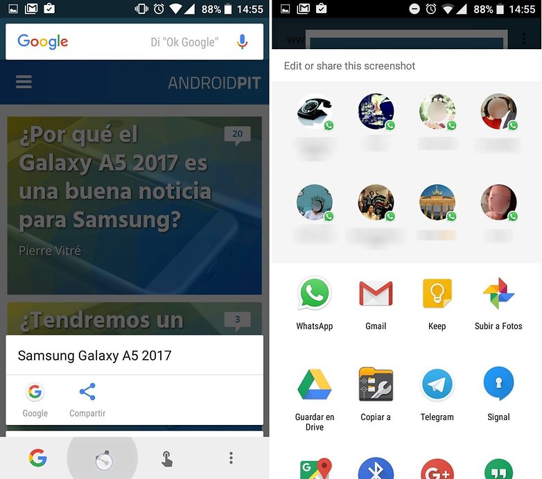 AndroidPIT now on tap share