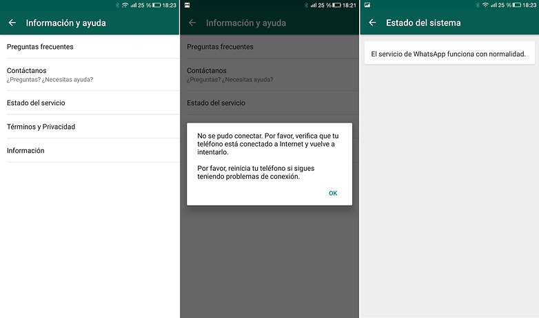 no podemos conectarnos al servicio que necesita en este momento