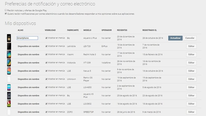 AndroidPIT quitar dispositivos google play store 02