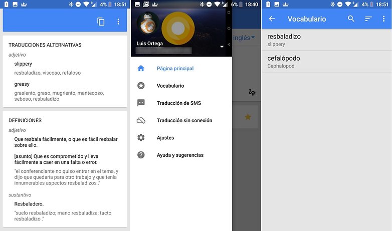 AndroidPIT traductor de google diccionario