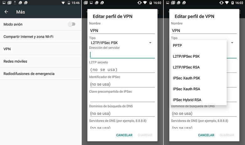 AndroidPIT vpn conexion