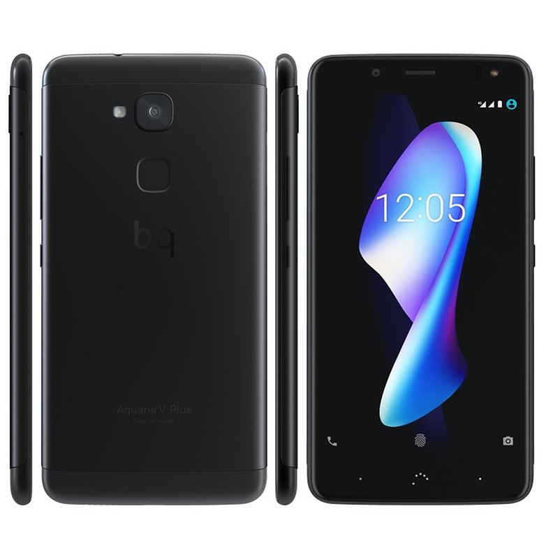 Aquaris V plus deep black compo