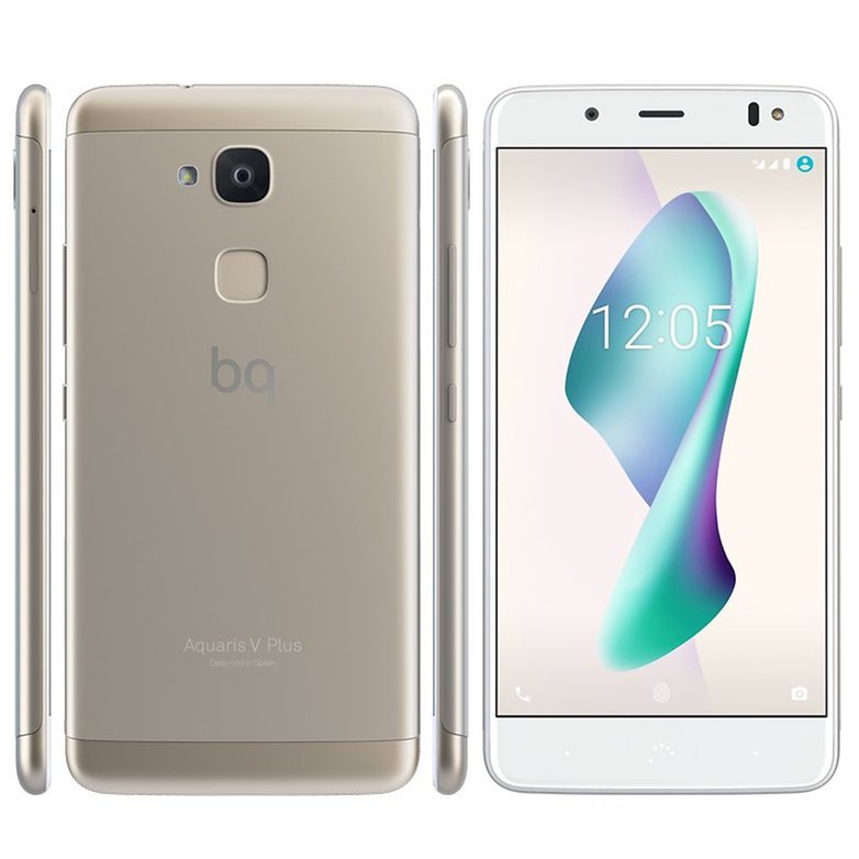 Aquaris V plus mist gold compo