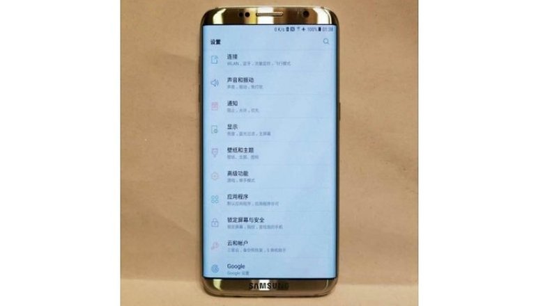 Galaxy s8 leak
